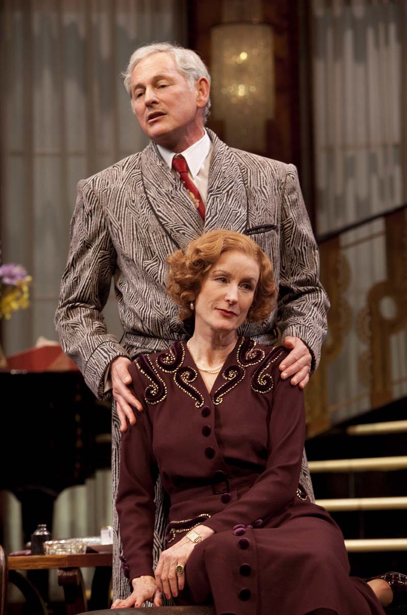 Victor Garber on stage acting