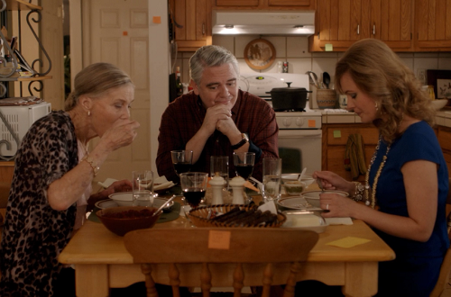 Sam Healy with his Wife and Mother-in-Law in Orange is the New Black