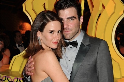 Sarah Paulson and Zachary Quinto