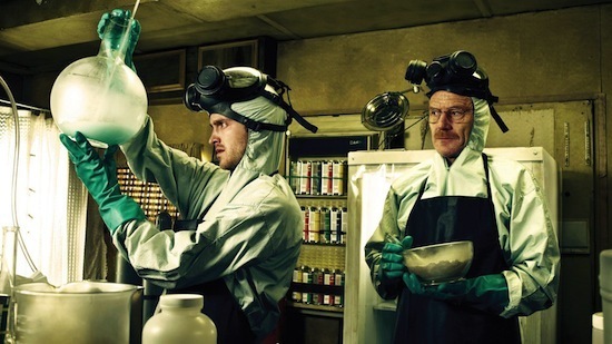 Aaron Paul and Bryan Cranston on Breaking Bad