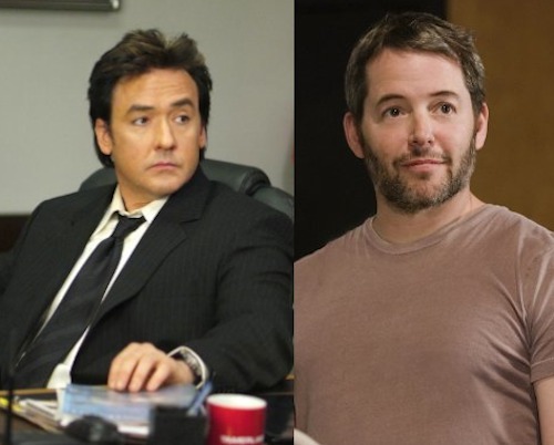 Split image of John Cusack and Matthew Broderick