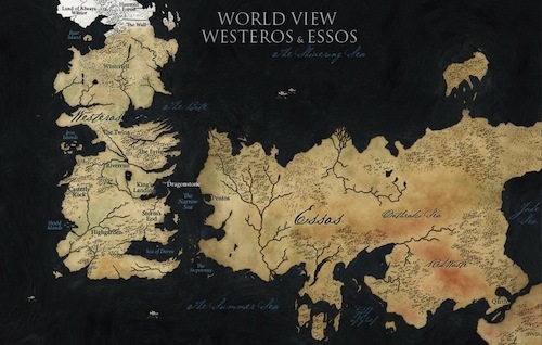 Map of Westeros