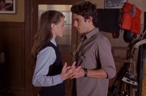 Alexis Bledel and Milo Ventimiglia in Gilmore Girls