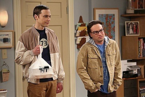 Sheldon and Leonard on The Big Bang Theory
