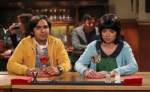 Raj on The Big Bang Theory