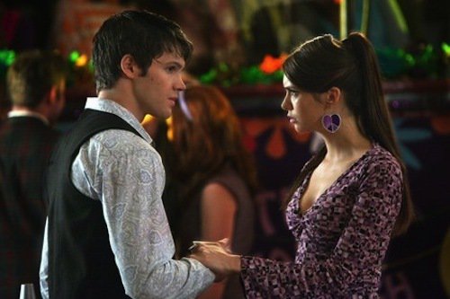 Steven R. McQueen and Nina Dobrev on The Vampire Diaries