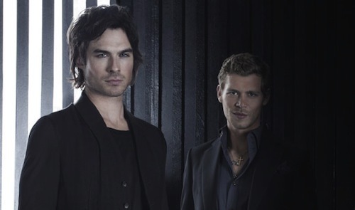 Ian Somerhalder and Joseph Morgan on The Vampire Diaries