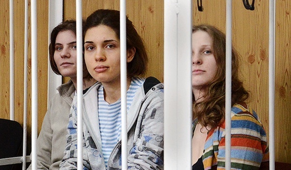 Pussy Riot behind bars