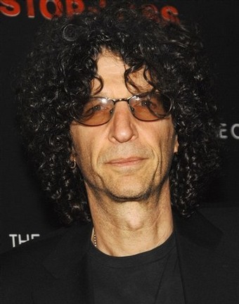 Howard Stern looking at camera