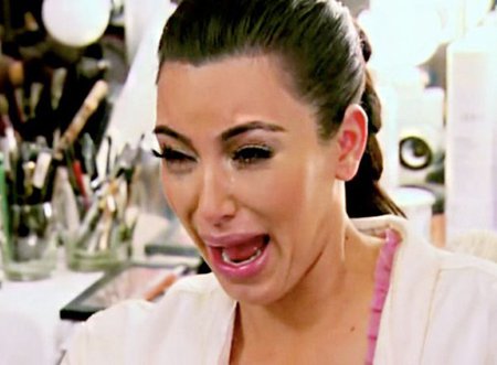 Kim Kardashian Crying