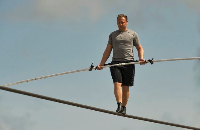 Wallenda Preparing