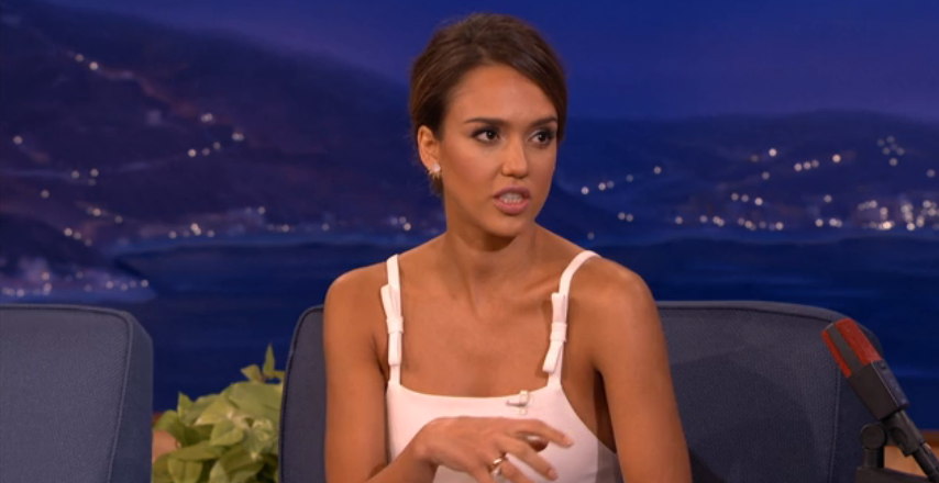 Jessica Alba on Conan