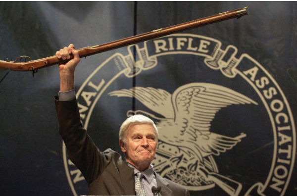 Charlton Heston as NRA President