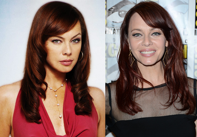 Melinda Clarke as Julie Cooper on The OC and herself in 2013