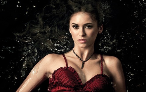 Nina Dobrev as Elena Gilbert in The Vampire Diaries