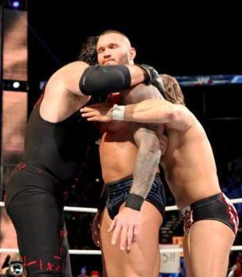 Hell No hug Orton