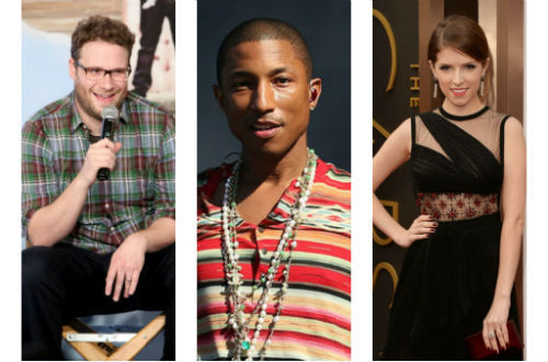 Anna Kendrick, Seth Rogen, and Pharrell Sign On to 'SNL'