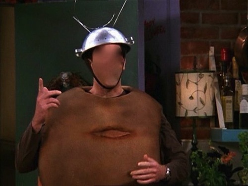 Ross Geller for Halloween on Friends