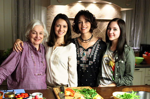 Brenna and her family on Chasing Life