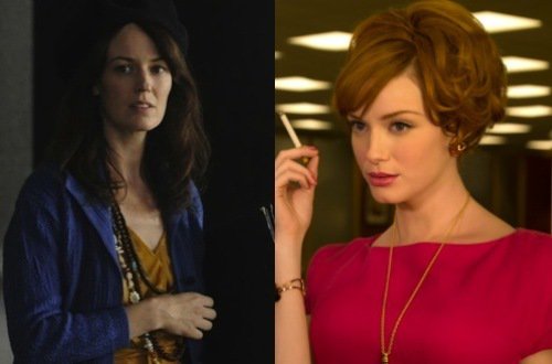 Rosemarie DeWitt and Christina Hendricks