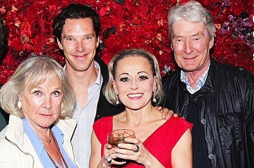 Benedict Cumberbatch with parents Wanda Ventham and Timothy Carlton