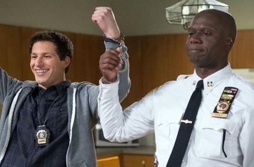 Andy Samberg and Andre Braugher