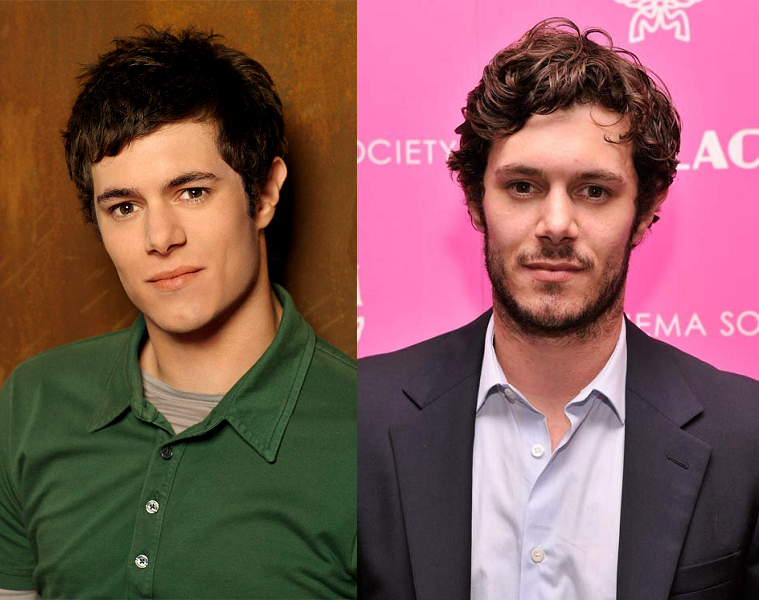 Adam Brody as Seth Cohen on The OC and himself in 2013